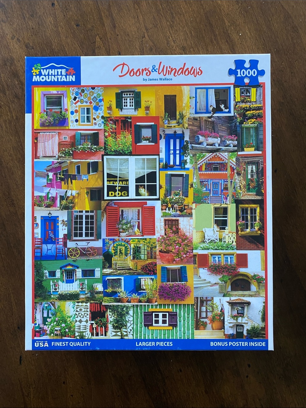 White Mountain • Doors & Windows • 1000 Piece Puzzle